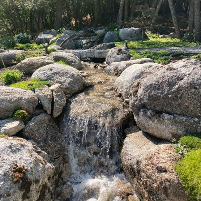 Water features by Wood Creek Landscaping